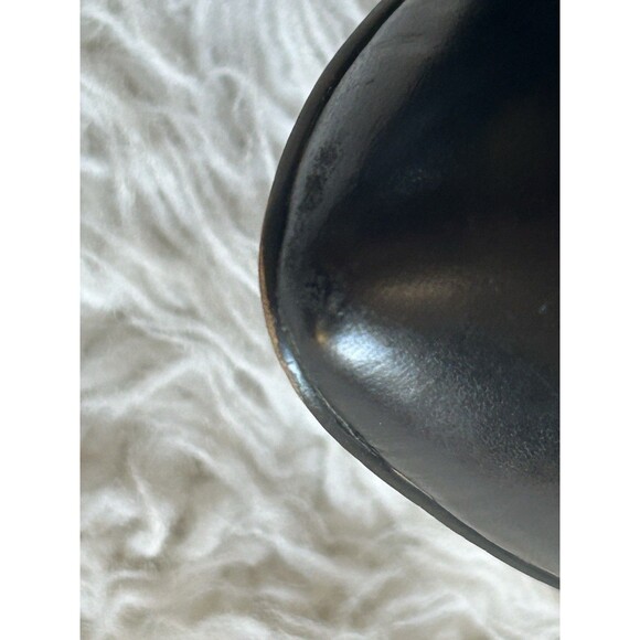 Nine West Darenne Women’s Size 9 Heeled Bootie Black Leather FLAW - Picture 11 of 16